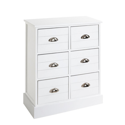 3S. x Home - commode en bois massif 6 tiroirs - Commode 3S. x Home