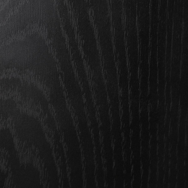 Console 130 cm chêne en bois noir Panier, boîte