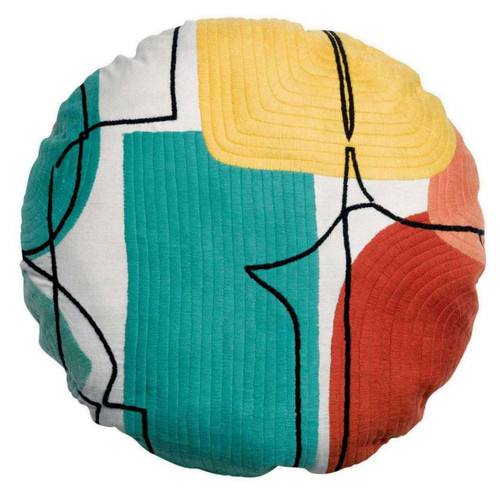 Coussin Brode Multicolore Coussins