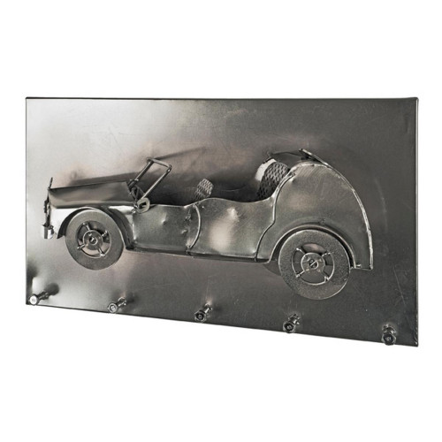 3S. x Home - garderobe murale métal chromé foncé en relief  AUTO - Nouveautés Meuble Et Déco Design