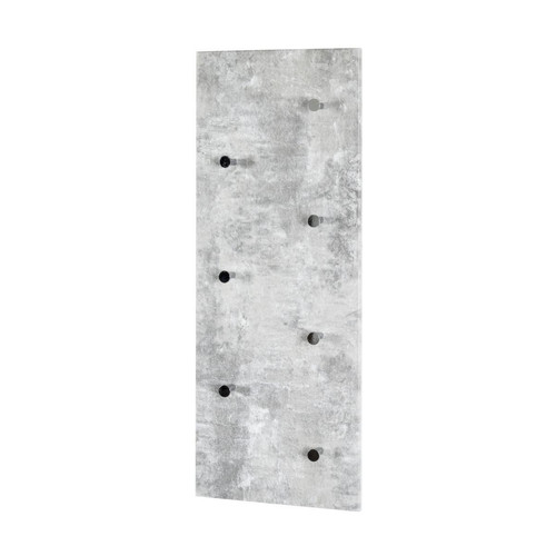 Garderobe murale décor beton modulable 7 crochets  Blanc 3S. x Home Meuble & Déco