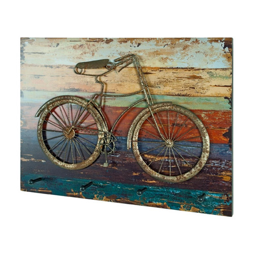 3S. x Home - Garderobe murale Vélo multicolore 4 crochets  - Nouveautés Meuble Et Déco Design