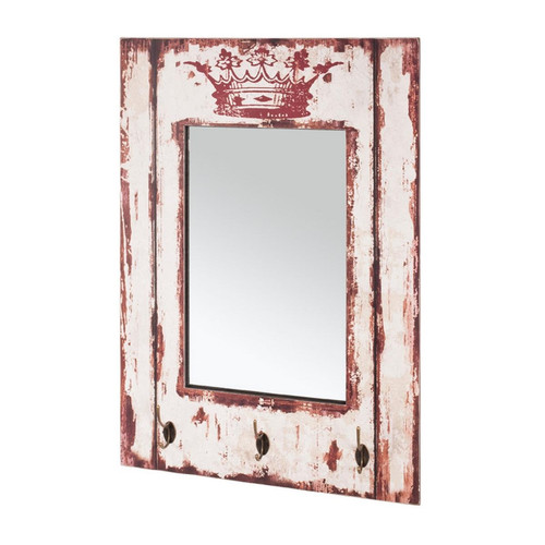 3S. x Home - Garderobe murale miroir Royal 3 crochets  - Nouveautés Meuble Et Déco Design