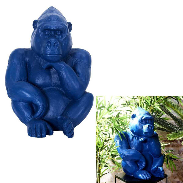 Gorille Bleu Style Industriel Pots de fleurs, jardinières