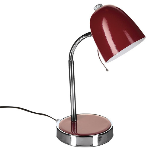 Lampe de bureau en métal H36 cm rouge 3S. x Home Meuble & Déco