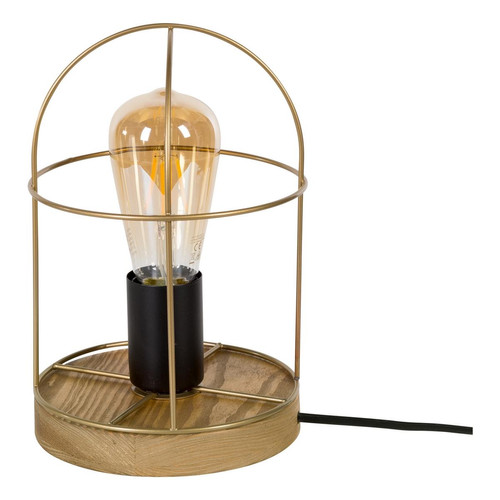 Britop Lighting - Lampe de table Netuno 1xE27 Max.25W Pin teinté/Noir/Or  - Lampe Design