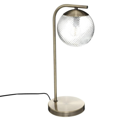 3S. x Home - Lampe droite "Night" doré H45cm - Lampe Design à poser