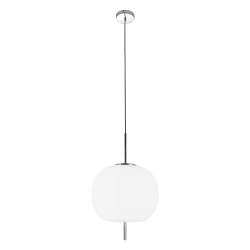 Britop Lighting - Lampe pendante Apple 1xE14 40W Chrome/Blanc - Suspension Design