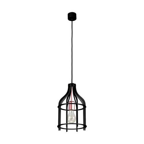 Britop Lighting - Lampe pendante Riana 1xE27 60W Acier / Noir  - Lampes et luminaires Design