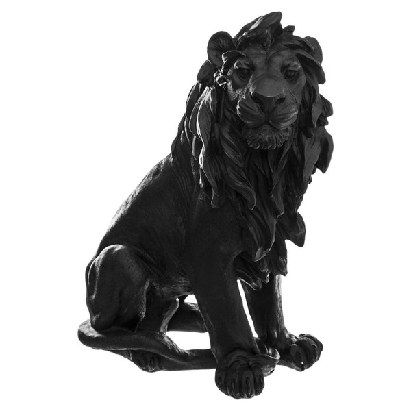 Lion Résine Noir 3S. x Home Meuble & Déco