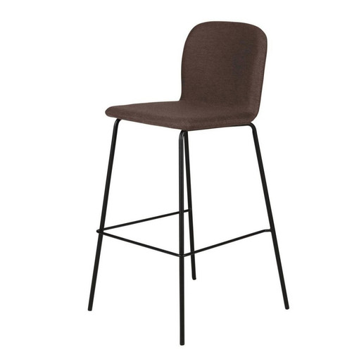 3S. x Home - Chaise de bar ombre en tissu - Chaise Design