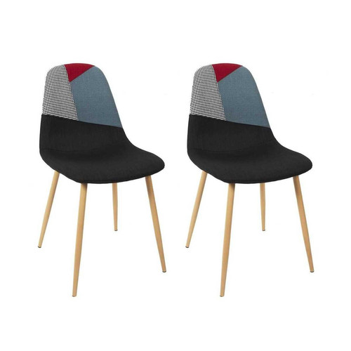 3S. x Home - Lot De 2 Chaises  - Chaise Et Tabouret Et Banc Design