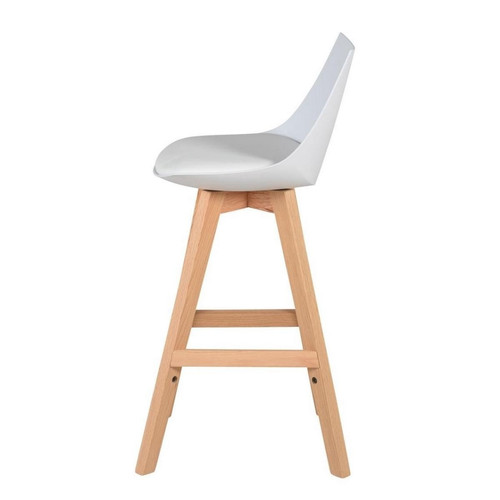 Lot de 2 chaises snack blanches 3S. x Home