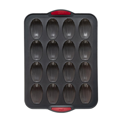 3S. x Home - Moule en silicone - 16 madeleines - Couvert et ustensile