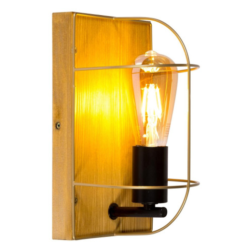 Britop Lighting - Lampe murale Netuno 1xE27 Max 15W Led Pin teinté/Noir/Or  - Lampes et luminaires Design