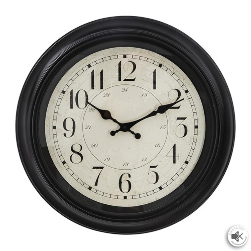3S. x Home - Pendule en plastique à moulures D40 cm - Horloges Design