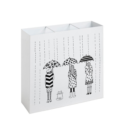 3S. x Home - porte parapluies métal blanc - La chambre