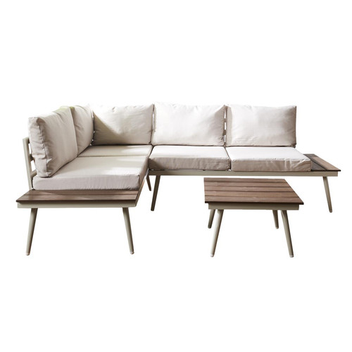 3S. x Home - Set Sofa Et Table Banc Jardin  - Salon De Jardin Design