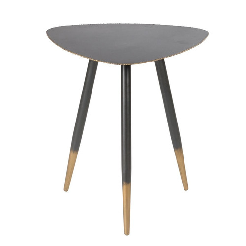 3S. x Home - Table Basse 45cm en Métal Noir et Doré EDNA - Sélection meuble & déco Scandinave
