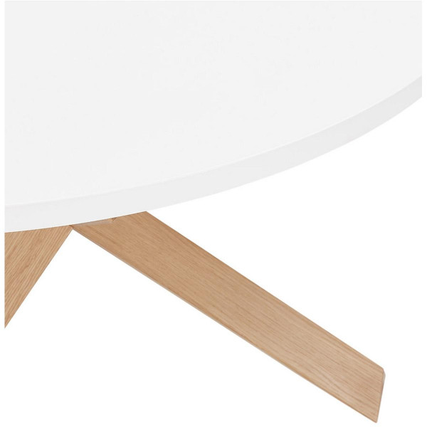 Table basse Blanche design LIV 80 COFFEE TABLE Style scandinave 3S. x Home
