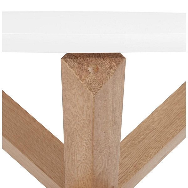 Table basse Blanche design LIV 80 COFFEE TABLE Style scandinave Table basse