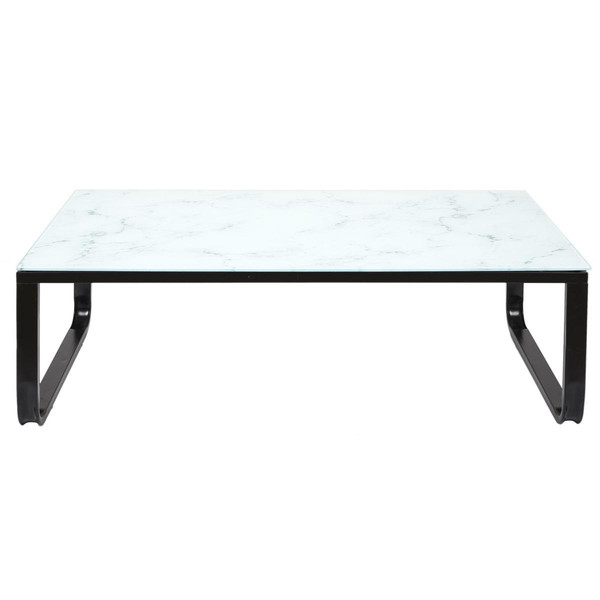 Table Basse En Verre Marble Blanc 3S. x Home