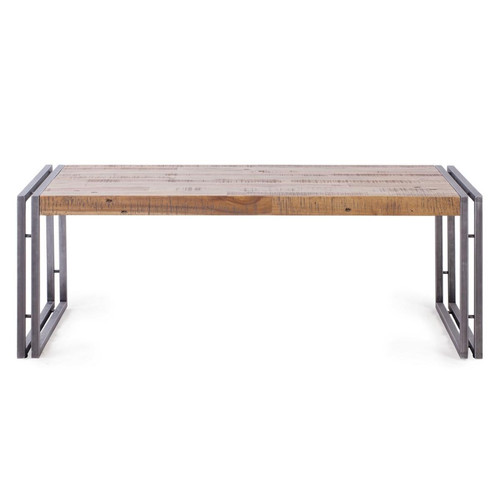 Table basse rectangulaire en bois  Naturel foncé 3S. x Home Meuble & Déco