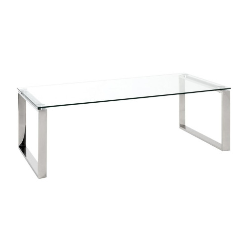 3S. x Home - Table basse Inox brillant  - Meuble Et Déco Design