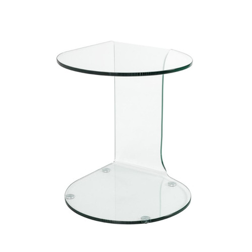 Table d'appoint en Verre Transparent  Transparent 3S. x Home Meuble & Déco