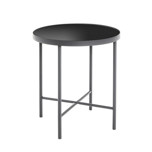 3S. x Home - table d'appoint métal noir - 3S. x Home meuble & déco