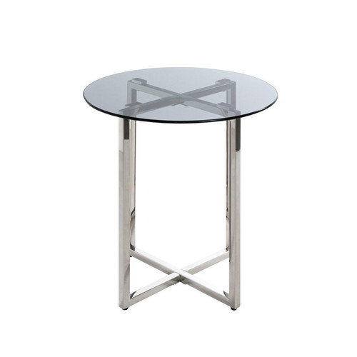 table d'appoint Structure en inox brillant 3S. x Home