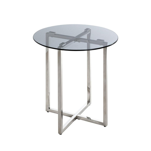 3S. x Home - table d'appoint Structure en inox brillant - Table Basse Design