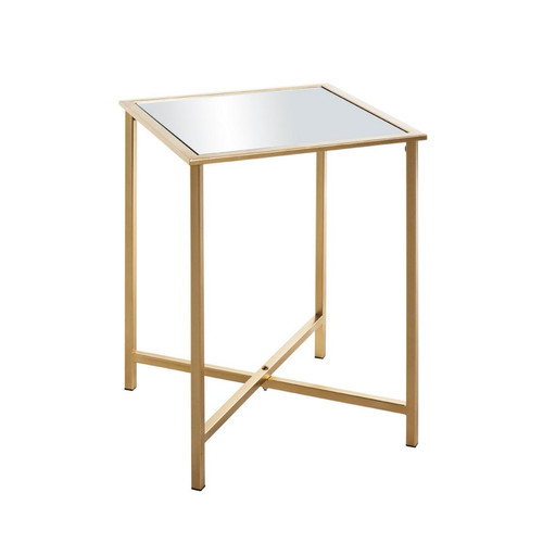 3S. x Home - Table d'appoint Dorée - Meuble Et Déco Design