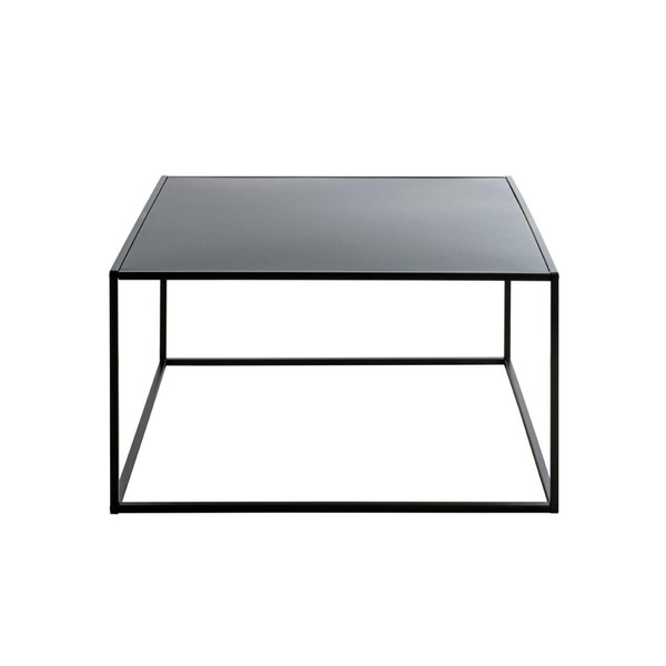 Table d'appoint métal laqué noir 3S. x Home