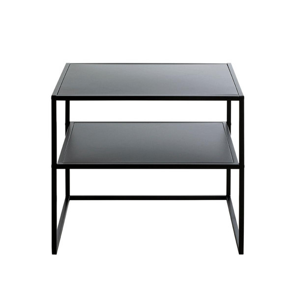 Table d'appoint grand modèle métal laqué noir 3S. x Home