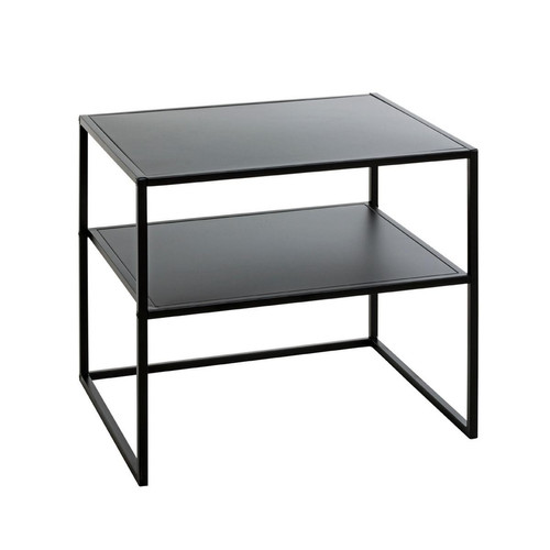 Table d'appoint grand modèle métal laqué noir Noir 3S. x Home Meuble & Déco
