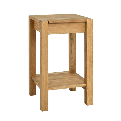 3S. x Home - Table d'appoint en chêne massif h60 cm - Nouveautés Meuble Et Déco Design