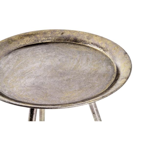 Table d'appoint en Métal laqué Bronze antique 3S. x Home