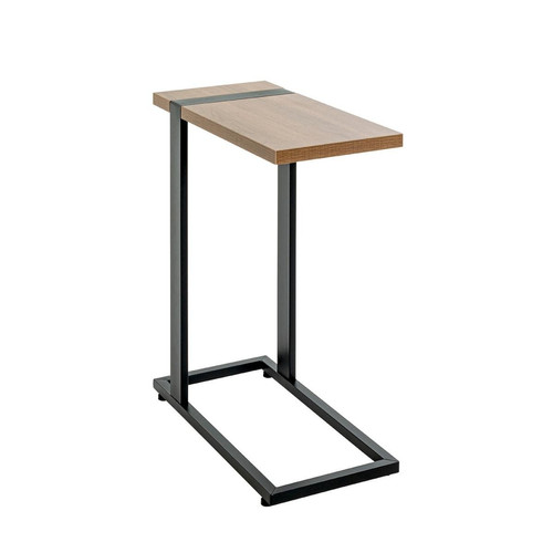 3S. x Home - Table d'appoint finition chêne et structure en acier  - Table Basse Design