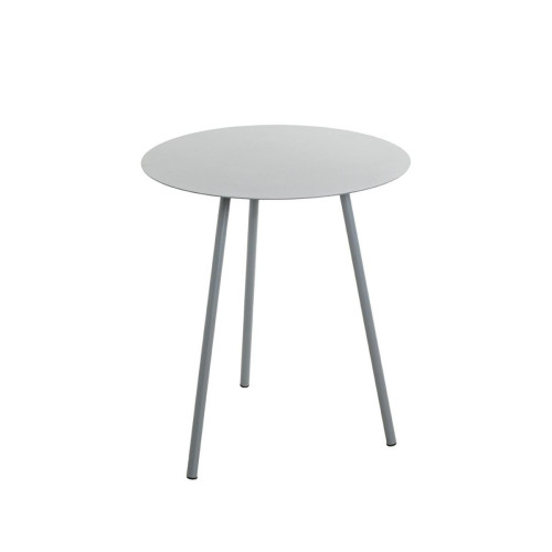 3S. x Home - Table d'appoint ronde métal gris - Table Basse Design