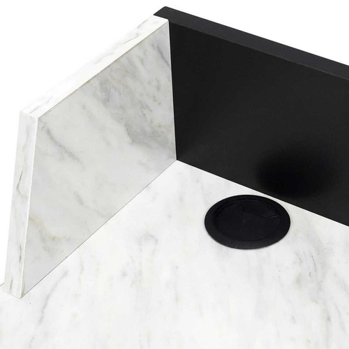 Table de Bureau Imitation Marbre  Noir 3S. x Home Meuble & Déco