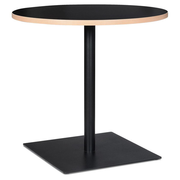 Table De Salle à Manger Ronde Noire Design BABA   Noir 3S. x Home Meuble & Déco
