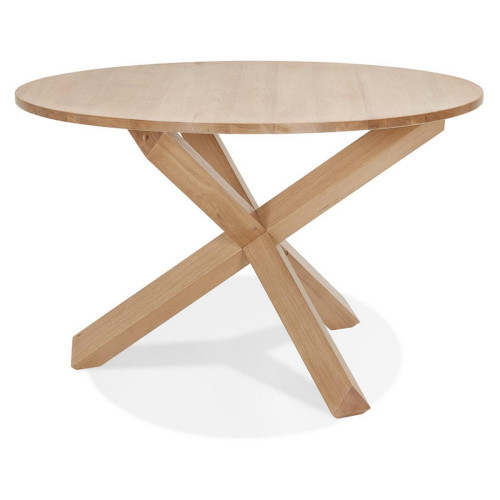 3S. x Home - Table De Salle à Manger Naturel Design BERTA Style Scandinave  - Table