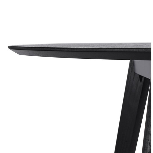 Table De Salle à Manger Noir Design CAMDEN Style Scandinave  3S. x Home