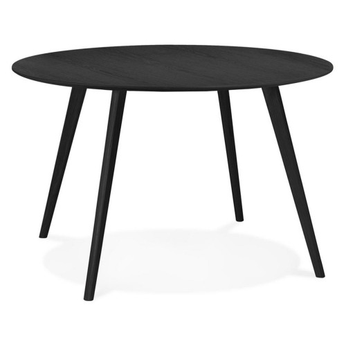 3S. x Home - Table De Salle à Manger Noir Design CAMDEN Style Scandinave  - Table