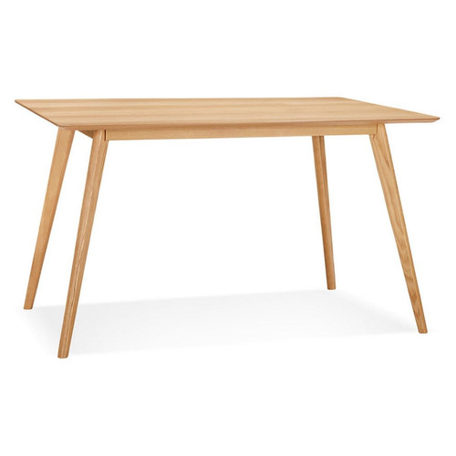 3S. x Home - Table De Salle à Manger Naturel Design RITA Style Scandinave - Table