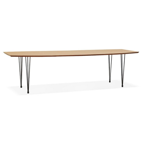 3S. x Home - Table de salle à manger Naturel design STRIK Style industriel  - Table