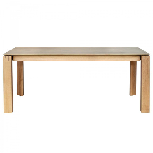 3S. x Home - Table KUBICO en Chêne Naturel - Sélection meuble & déco Industriel