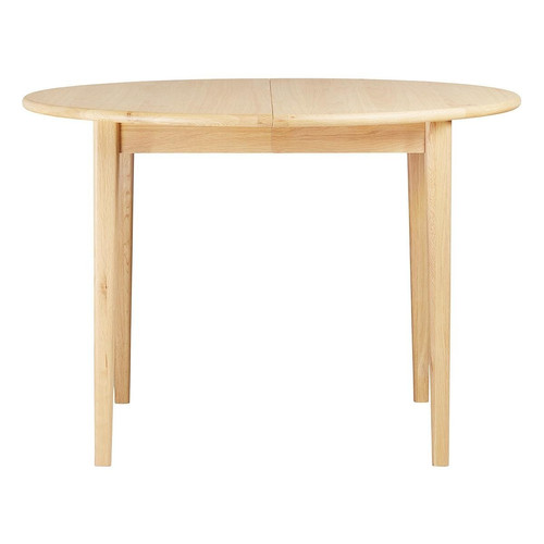 3S. x Home - Table repas 110cm avec allonge chêne naturel - Meuble Et Déco Design