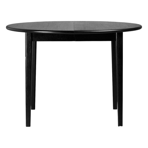 Table repas 110cm avec allonge chêne noir Noir 3S. x Home Meuble & Déco
